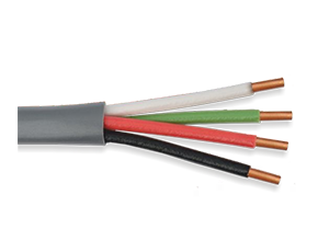 4 Core 22 AWG Unshielded Single Strand Solid Conductor Cable